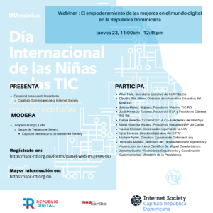 Webinar-panel : El empoderamiento de las mujeres en el mundo digital en la República Dominicana