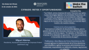 Miguel Adames, #Cybersecurity #Ciberseguridad #EncryptionDay Dominican Republic
