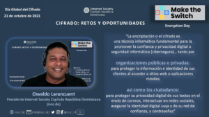 Osvaldo Larancuent #Cybersecurity #Ciberseguridad #EncryptionDay #Intec Dominican Republic