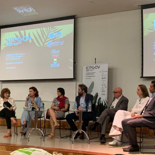 Indicadores de Universalidad de Internet #ROAMX #DAAMX presentados en ICEGOV 2023 en Belhorizonte, Brasil