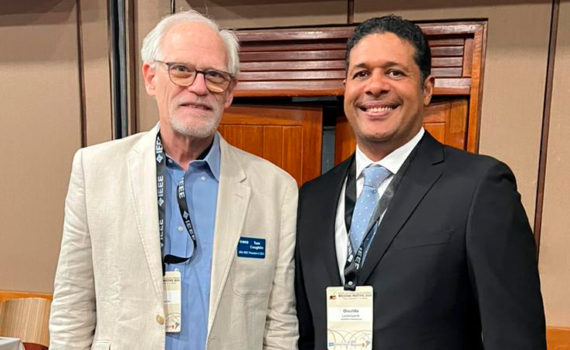 OL junto a Thomas M. Coughlin en IEEE R9 Meeting 01b