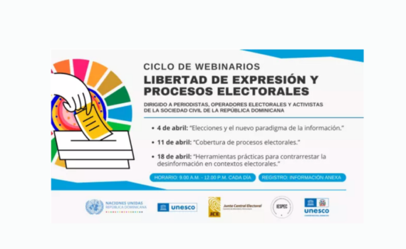 Webinario organizado por jce, unesco invitó a Osvaldo Larancuent de ISOC.do a charla sobre Libertad de Expresión y elecciones en contextos electorales