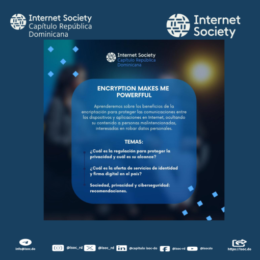 Encryption Day by ISOC chapter Dominican Republic